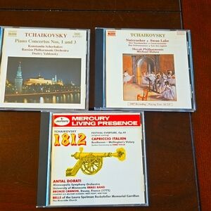 Lot of 3 Tchaikovsky classical music CD's
